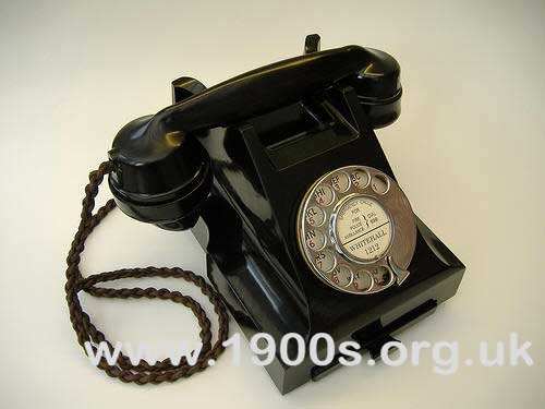 domestic telephone from the early 1940s UK