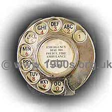 letters and numbers on old phone dial