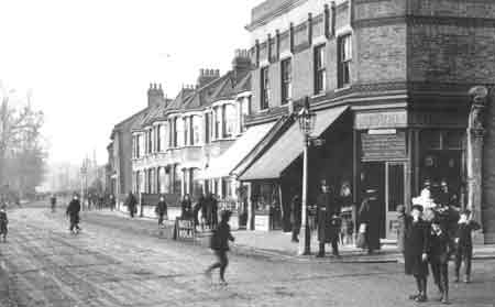 Silver Street, old Edmonton, early 1900s