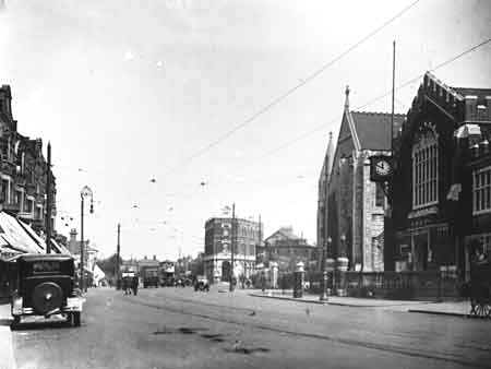 Tram Terminus, Town Hall Edmonton, early 1900s