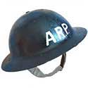 WW2 ARP warden's helmet