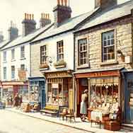 shops - all small -in 1940s Britain